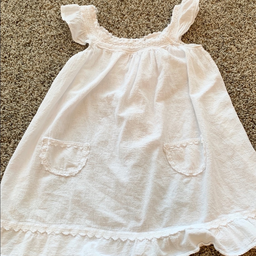Girls White Dress.